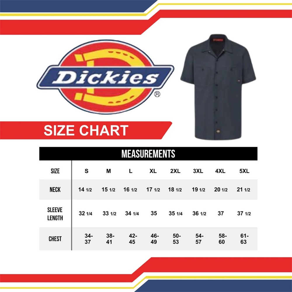 Dickies mens work shirt bundle - Picture 3 of 3